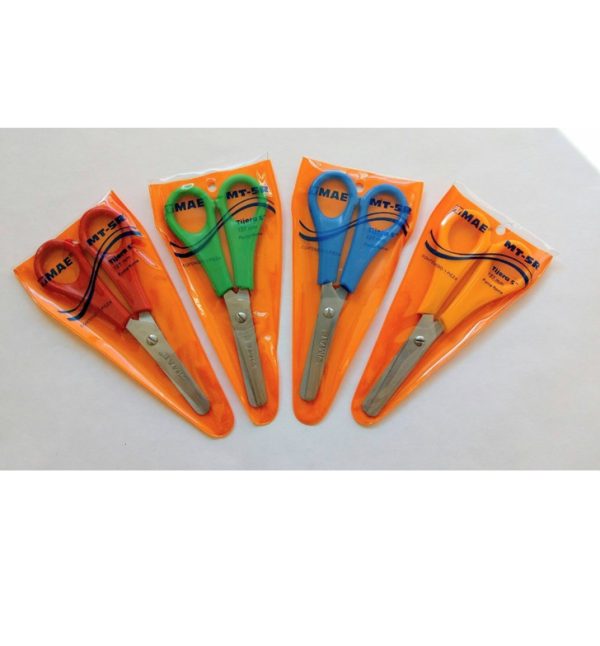 TIJERAS MAE PUNTA ROMA ESC 5 C/REGLA IMPRESA MT-5R