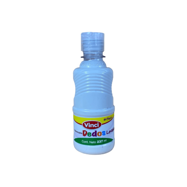 PINTURA DIGITAL DEDOS BLANCO VINCI  237ML