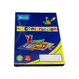 BLOCK CARTA CARTULINA CREATIVIDAD CONSTR NORMA 10 COL 50