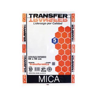 MICA ADHERIBLE CONTAC PLIEGO 66*50CM 5PTOS TRANSFER
