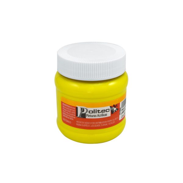 PINTURA POLITEC AMARILLO PASTEL 250ml  329