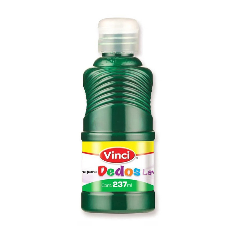 PINTURA DIGITAL DEDOS VERDE VINCI 237ML