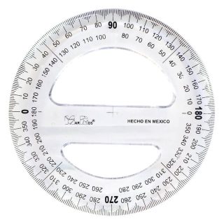TRANSPORTADOR 360°, 12.7CM MAR-ROS R-400