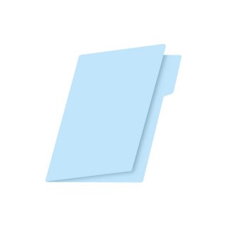 FOLDER CARTULINA CARTA AZUL NASSA PZ