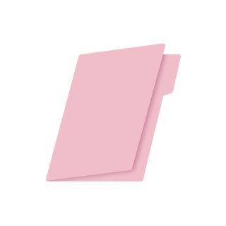 FOLDER CARTULINA CARTA ROSA NASSA PZ