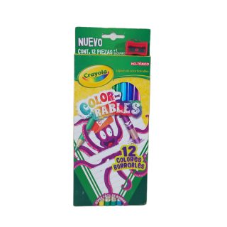 COLORES C/12 CRAYOLA BORRABLES C/GOMA