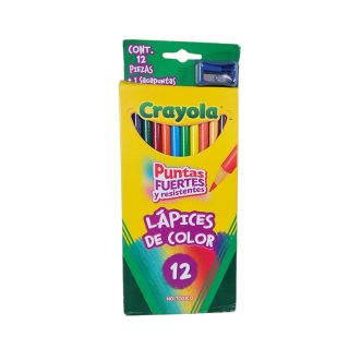 COLORES C/12 CRAYOLA REDONDOS