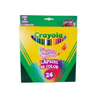 COLORES C/24 CRAYOLA REDONDOS