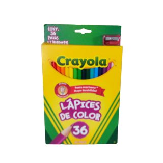 COLORES C/36 CRAYOLA REDONDOS
