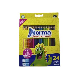 COLORES C/24 NORMA REDONDOS