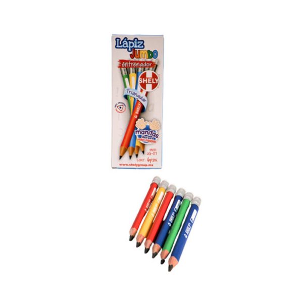LAPIZ ENTRENADOR SHELY C/6 TRIANGULAR