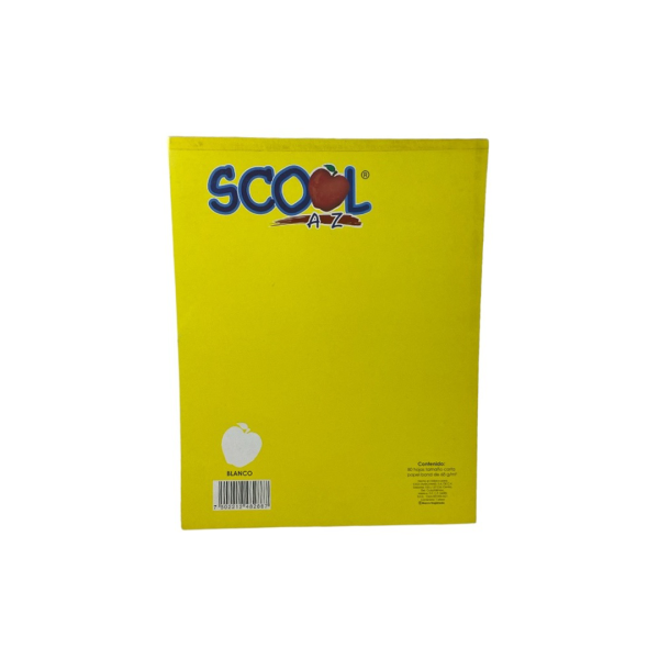 BLOCK CARTA SCOOL BCO 80H