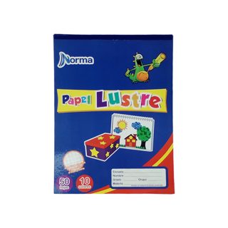 BLOCK CARTA DE CREATIVIDAD PAPEL LUSTRE 50H NORMA