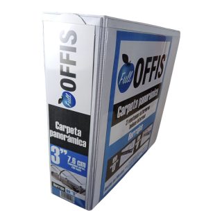 CARPETA ARGOLLAS 3", "D",  VINIL BCO SCOOL CAP APROX 700H