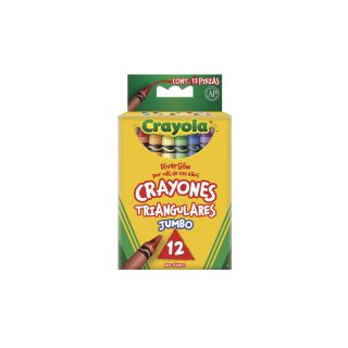 CRAYOLAS C/12 JUMBO TRIANGULAR CRAYOLA
