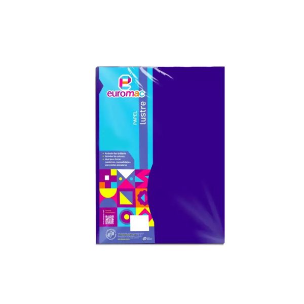 PAPEL LUSTRE AZUL REY