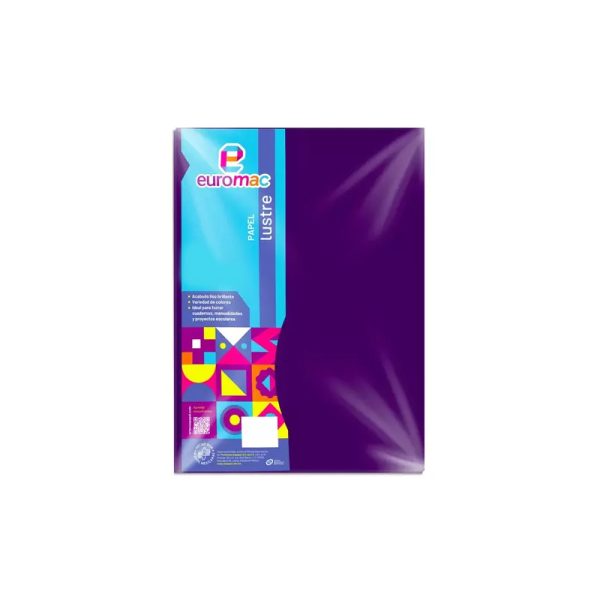 PAPEL LUSTRE MORADO