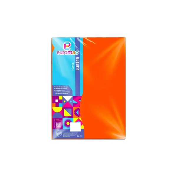 PAPEL LUSTRE NARANJA