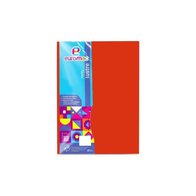 PAPEL LUSTRE ROJO