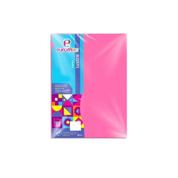 PAPEL LUSTRE ROSA CLARO