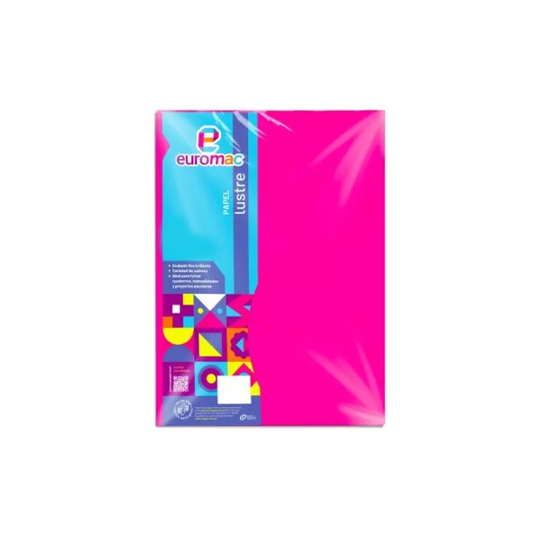 PAPEL LUSTRE ROSA MEXICANO
