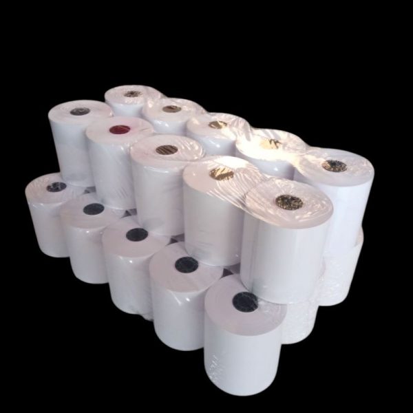 ROLLO DE PAPEL 80*70 TERMICO PAQ C/25 piezas