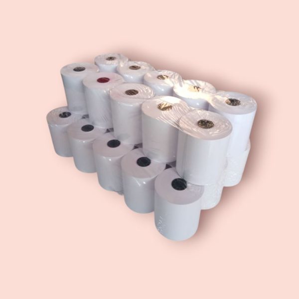ROLLO DE PAPEL 80*70 TERMICO PAQ C/25 piezas - Image 2