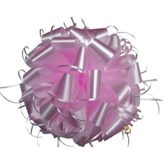 MOÑO GIGANTE ROSA CLARO LISO COCHE CAMIONETA