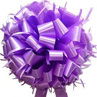 MOÑO GIGANTE LILA COCHE CAMIONETA